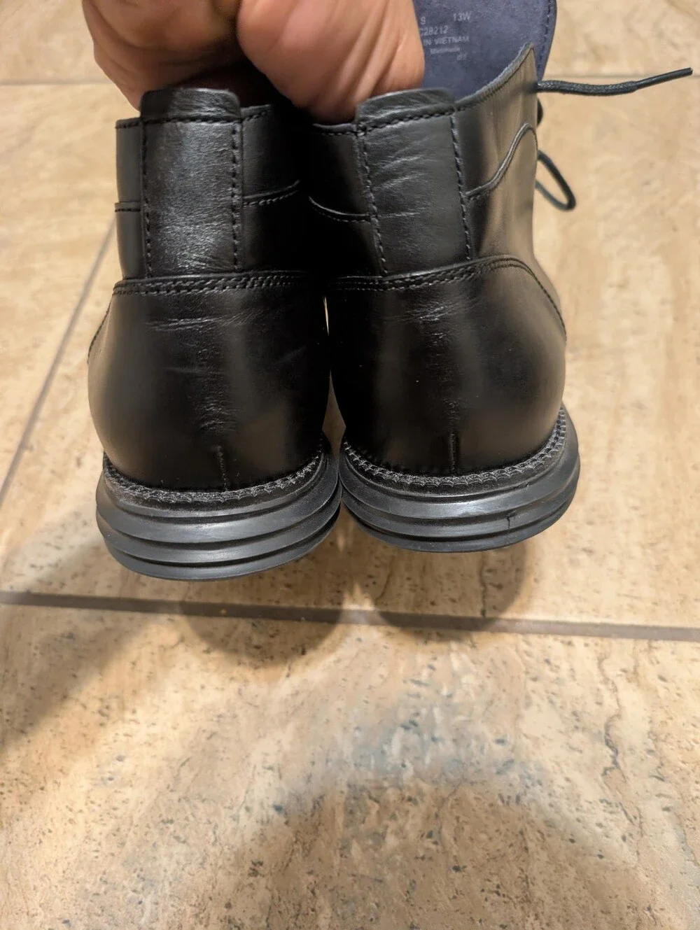 Cole Haan OriginalGrand Chukka Boots Mens Size 13W Black Leather Casual